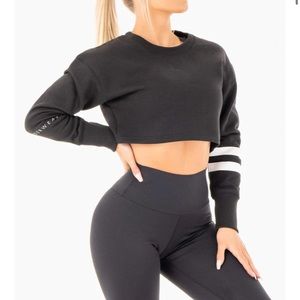 Ryderwear motion cropped sweater small NWT